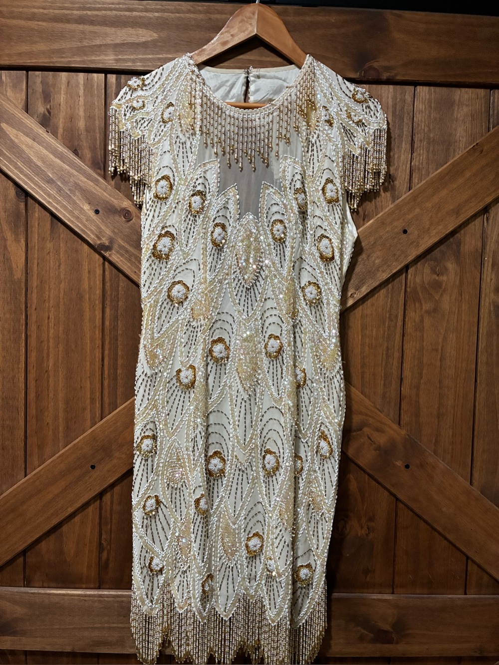 Cache Sequin Dress